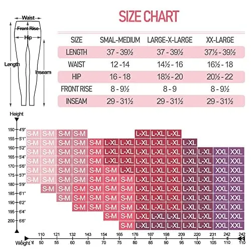4 Pack Leggings for Women Butt Lift - High Waisted Tummy Control Soft Pants 4 Way Stretch Tights for Yoga Workout