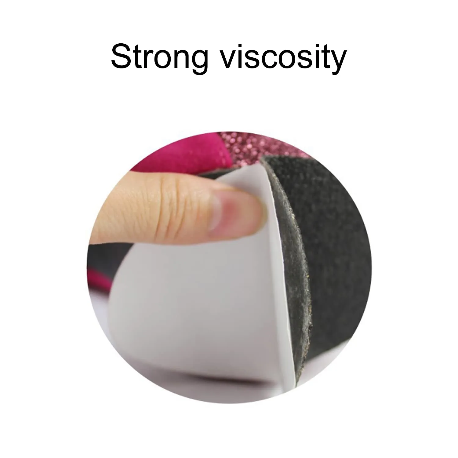 7 Pairs Anti-slip Shoe Grips Self-Adhesive High-heeled Shoe Pads Protector Sticker Rubber（Black ）