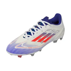 adidas F50 League FG - White/Red/Blue