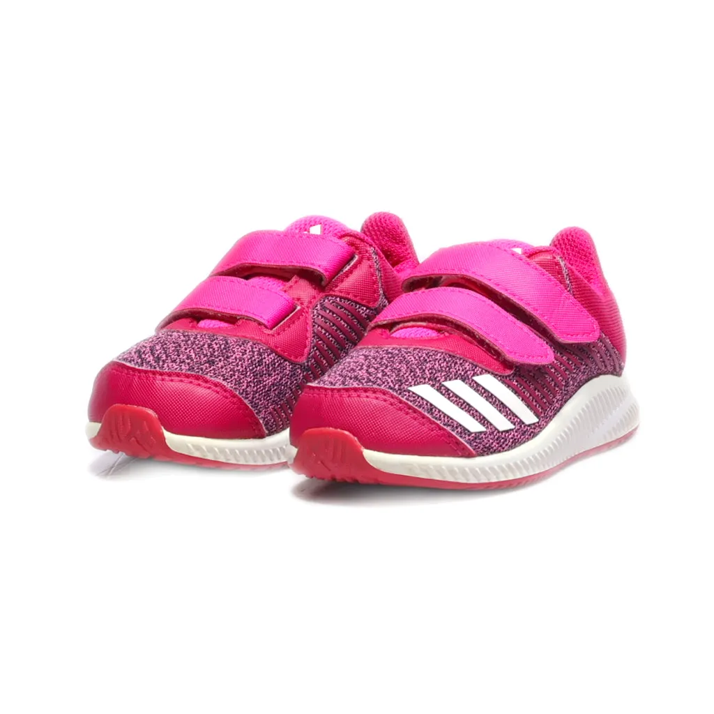 Adidas Fortarun Cf Sport Shoes Fabric Pink Colour For Kids