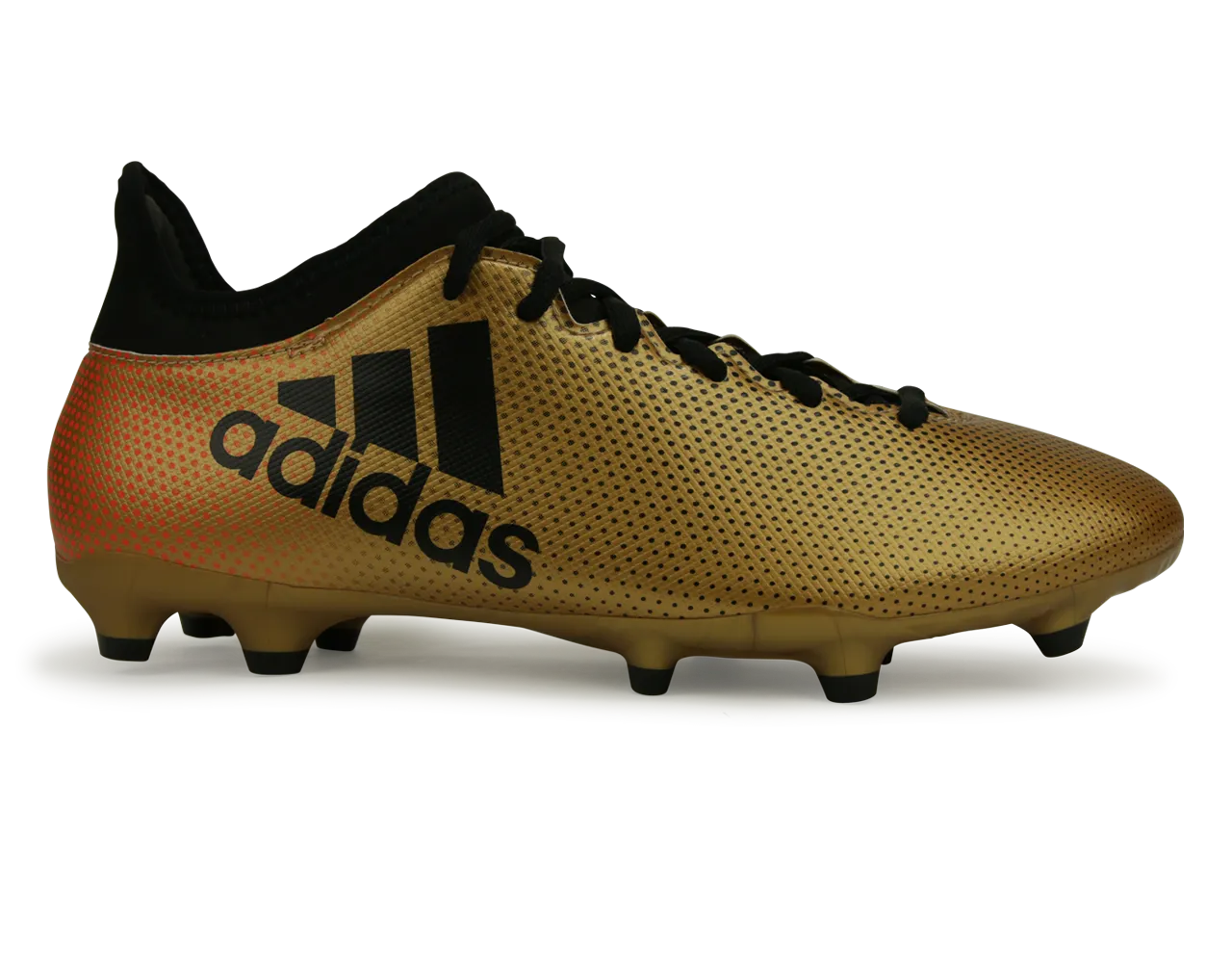 adidas Men's X 17.3 FG Tactile Gold Metallic/Core Black/Solar Red