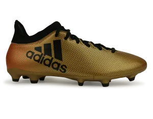 adidas Men's X 17.3 FG Tactile Gold Metallic/Core Black/Solar Red