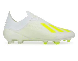 adidas Men's X 18.1 FG Cloud White/Solar Yellow/Off White