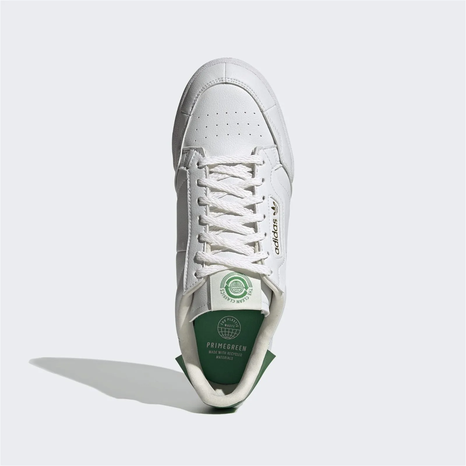 adidas Originals Continental 80 Shoes - Cloud White / Green