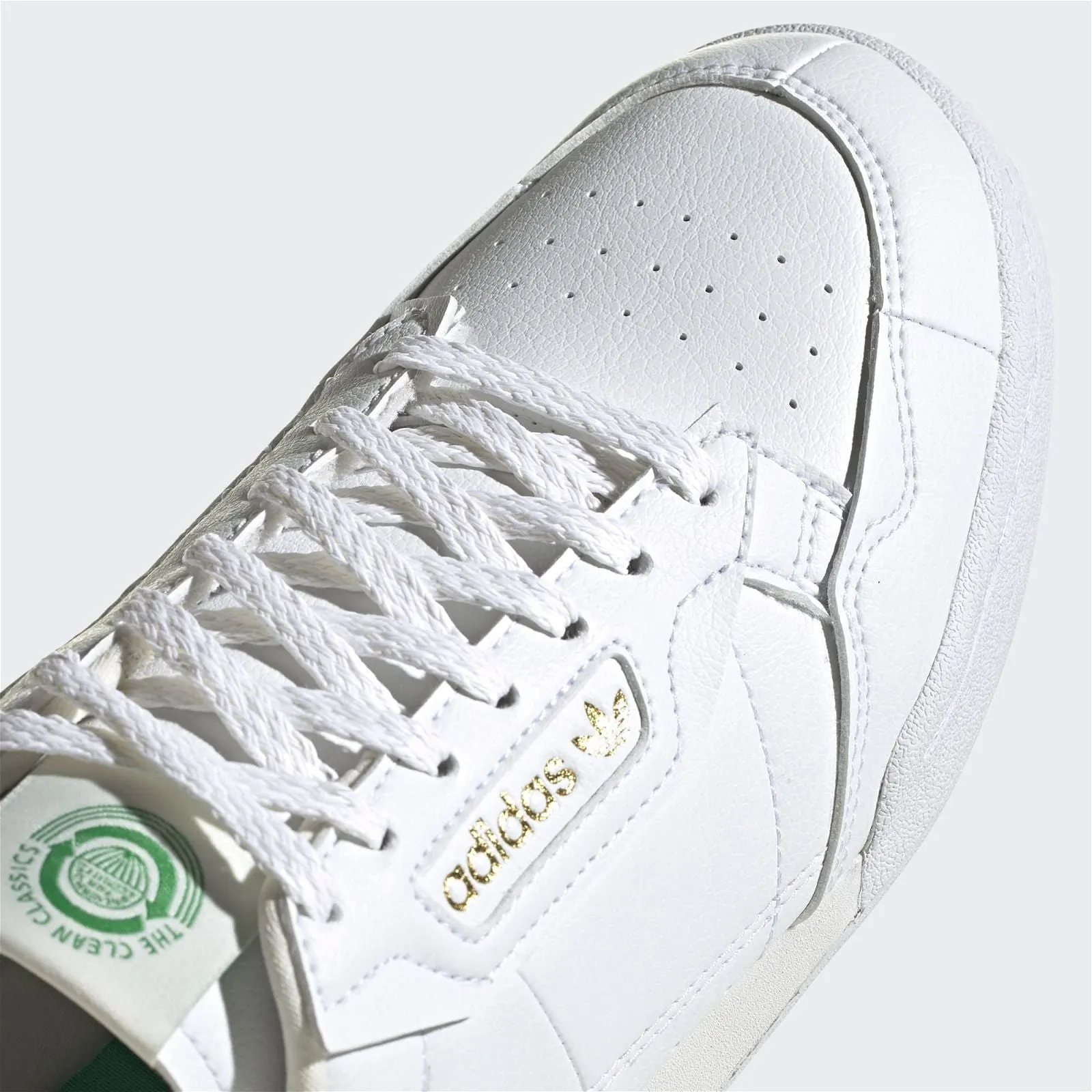 adidas Originals Continental 80 Shoes - Cloud White / Green
