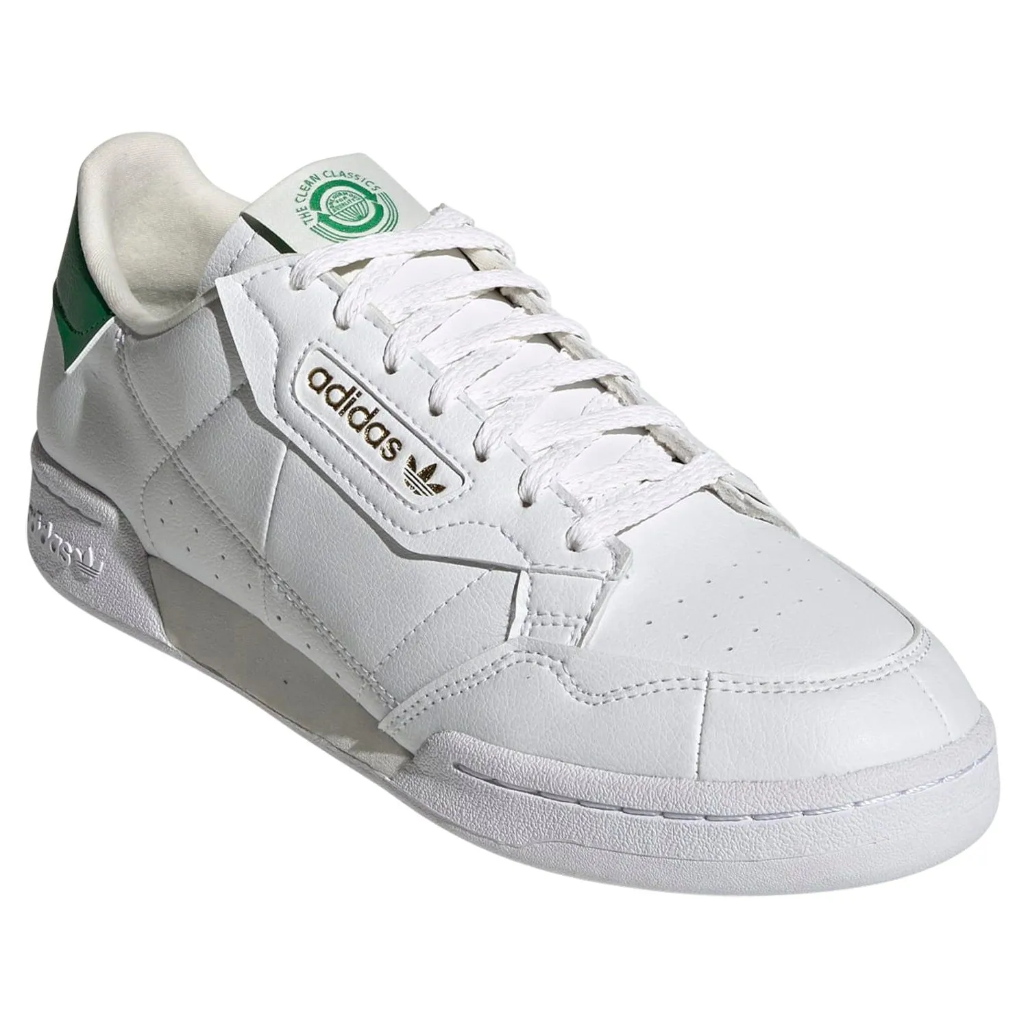 adidas Originals Continental 80 Shoes - Cloud White / Green