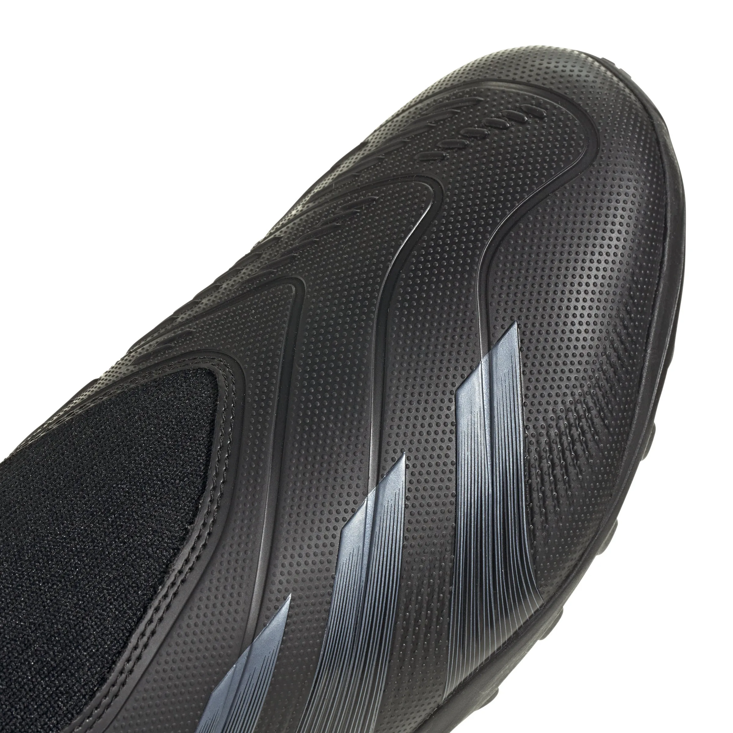 adidas Predator League Laceless Turf Soccer Cleat - Core Black/Carbon/Gold