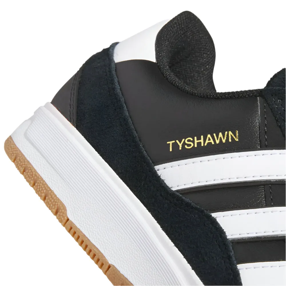 adidas SKATEBOARDING TYSHAWN II SHOES // CORE BLACK / CLOUD WHITE / GUM