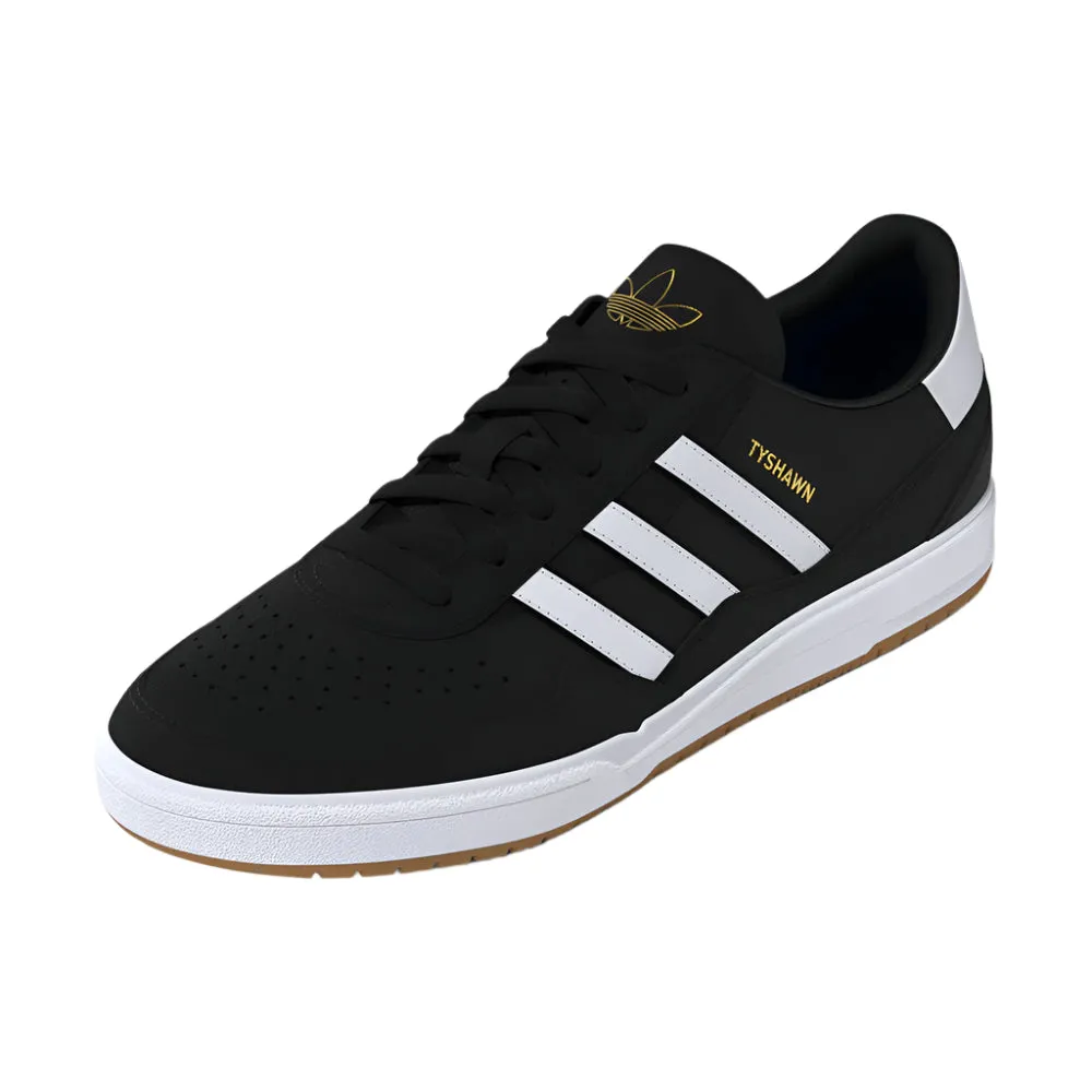 adidas SKATEBOARDING TYSHAWN II SHOES // CORE BLACK / CLOUD WHITE / GUM