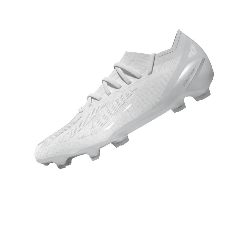 adidas X Crazyfast.1 FG Firm Ground Soccer Cleats White/White