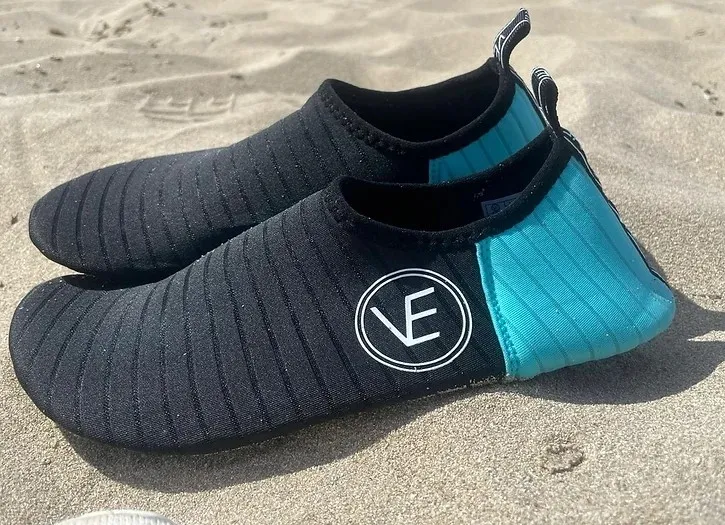 Adult 'The Sporty' Recyclable Aqua Water Shoe with Black Sole