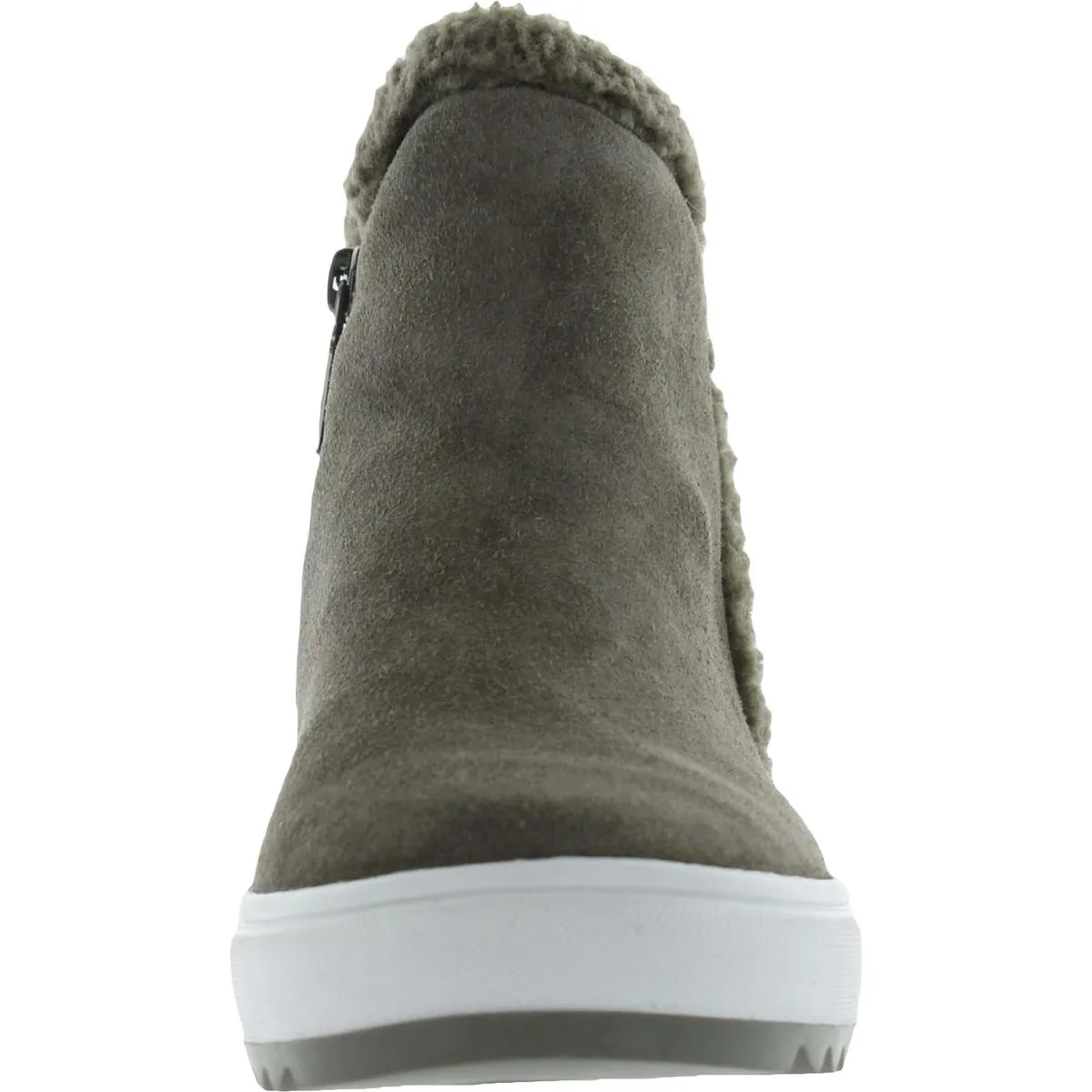 Aqua College Womens Sonia Polyester Zipper Casual and Fashion Sneakers