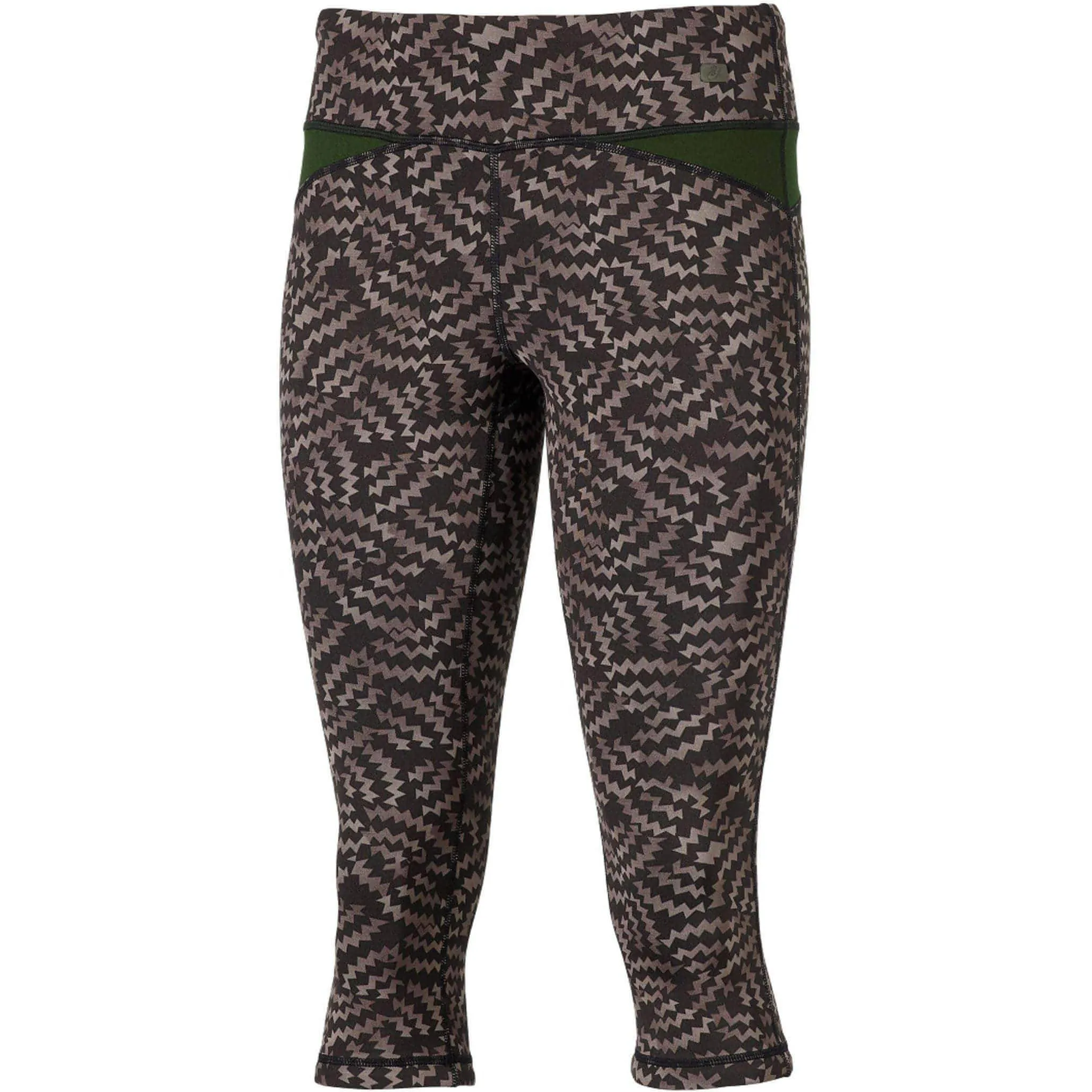 Asics Reversible Womens 3/4 Capri Training Tights - Black