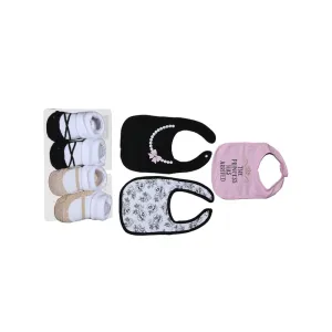 BABY BIB 3PC WITH 2 PAIR BOOTIES SET MW-22 CHI 17603