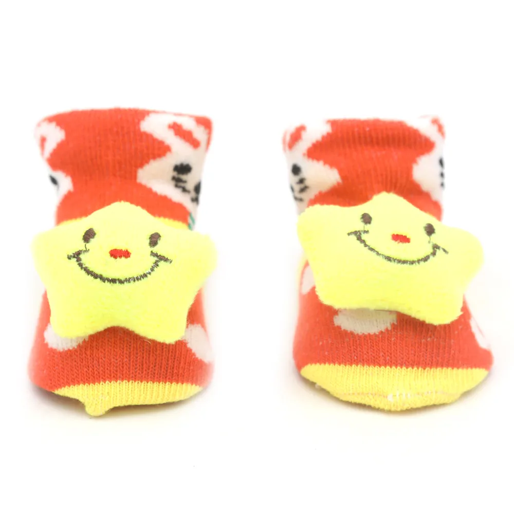 Baby Socks Booties - Orange