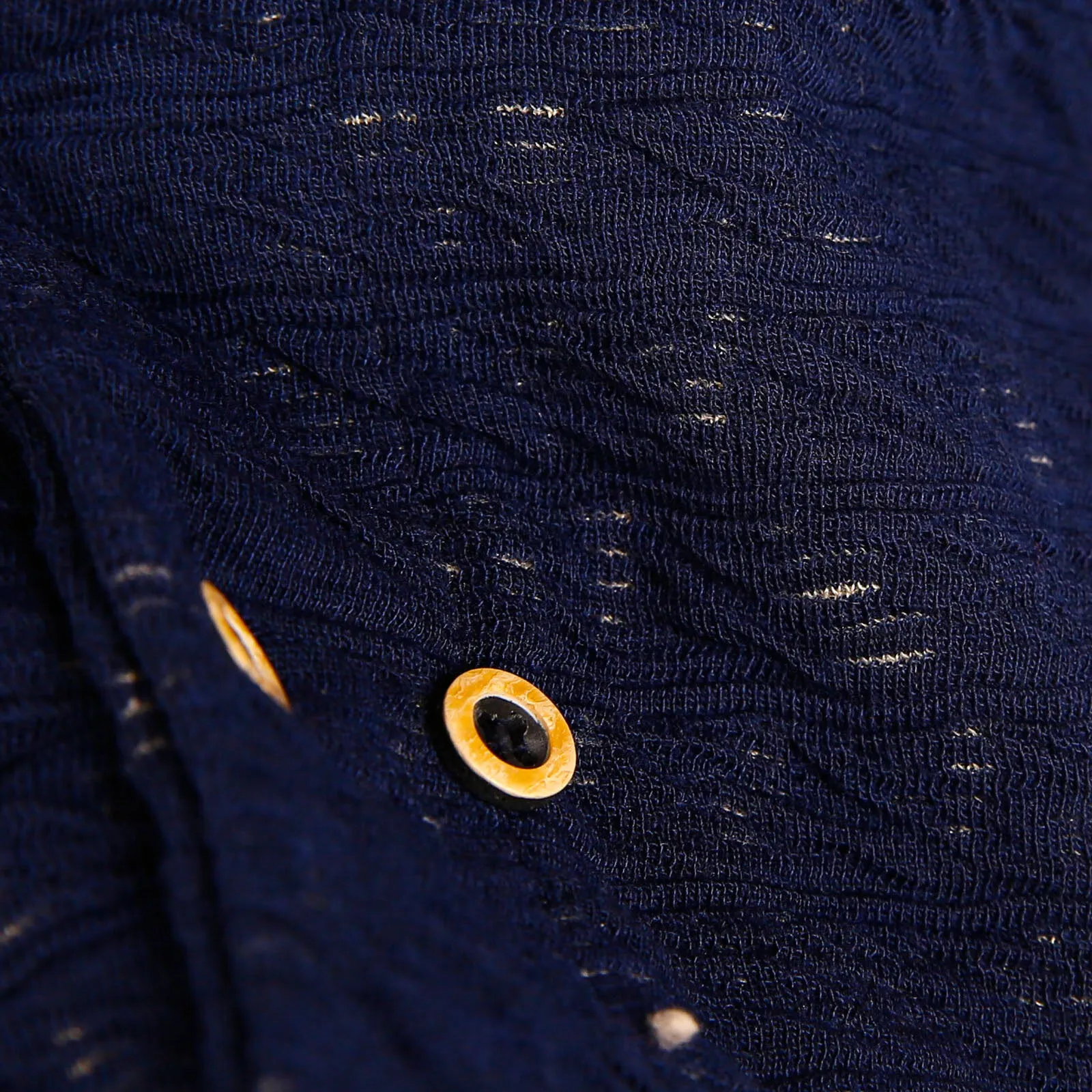 Bebbek Newborn Happy Camper Footed Jumpsuit - Navy Blue