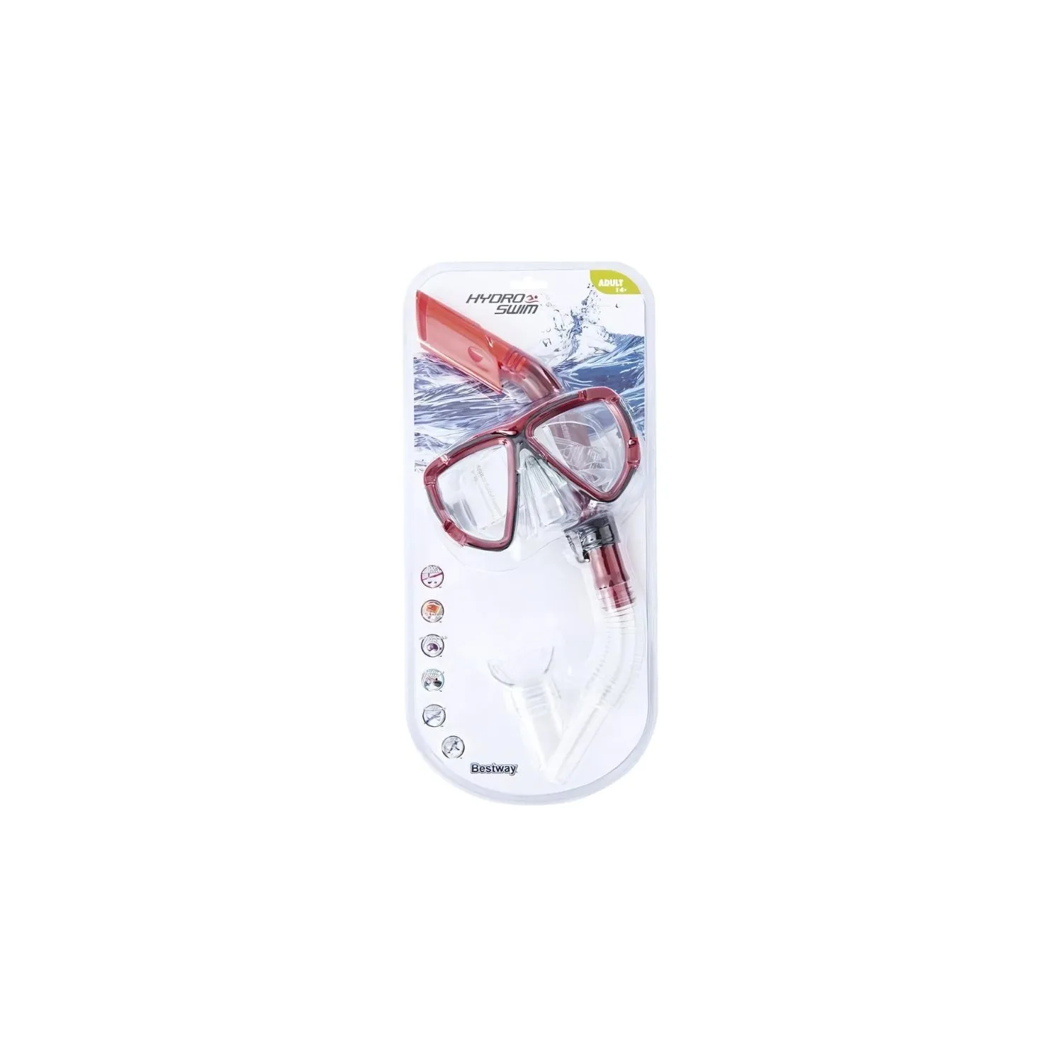 Bestway Hydro Swim Adult 14  Blackstripe Set