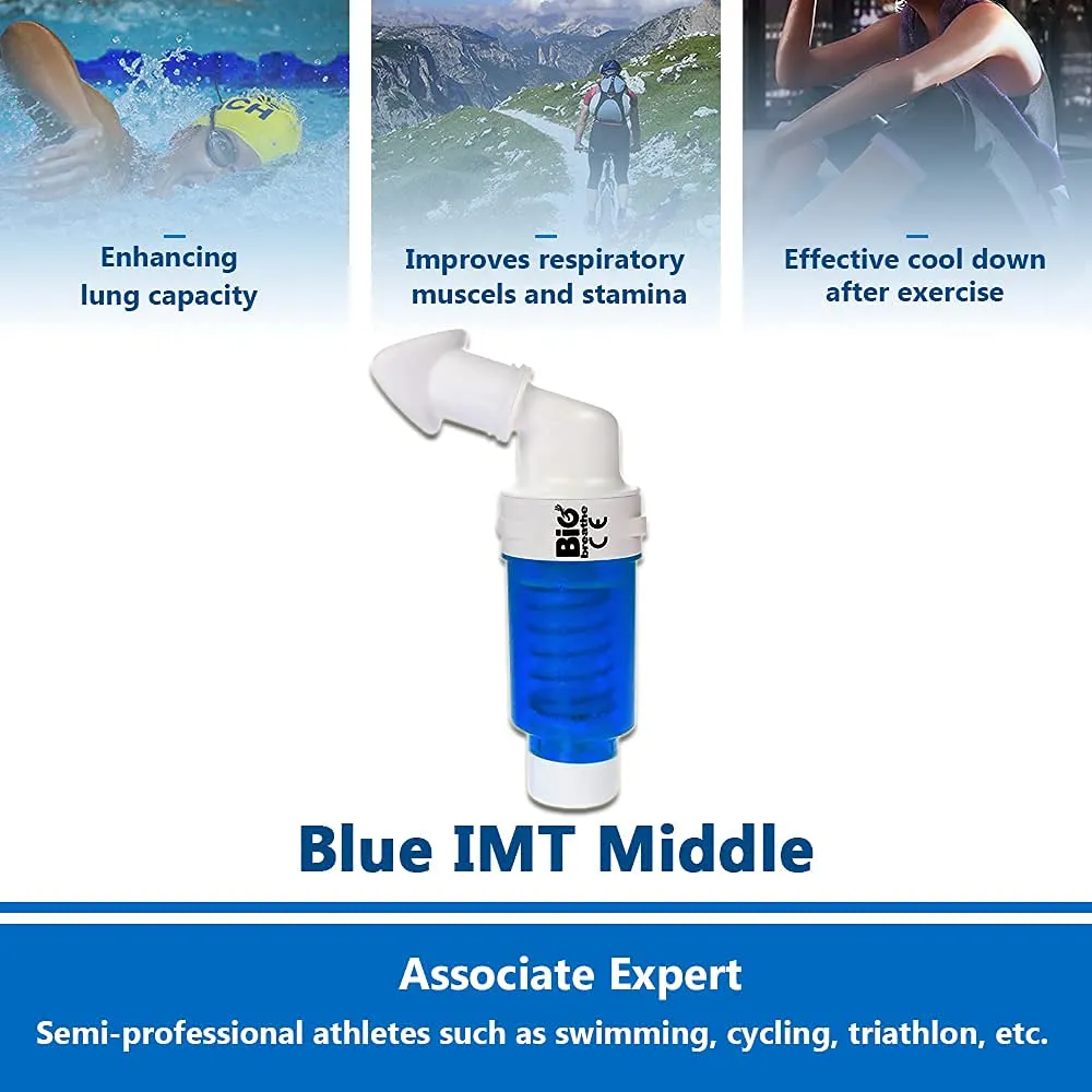 Big breathe IMT - Middle (Blue),Inspiratory Muscle Trainer