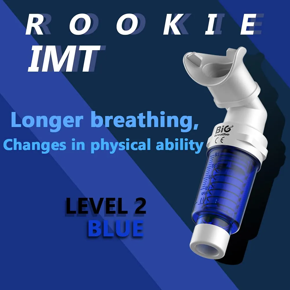 Big breathe IMT - Middle (Blue),Inspiratory Muscle Trainer
