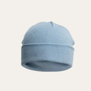 Blue Knit Cotton Beanie Hat (0-12 Months)