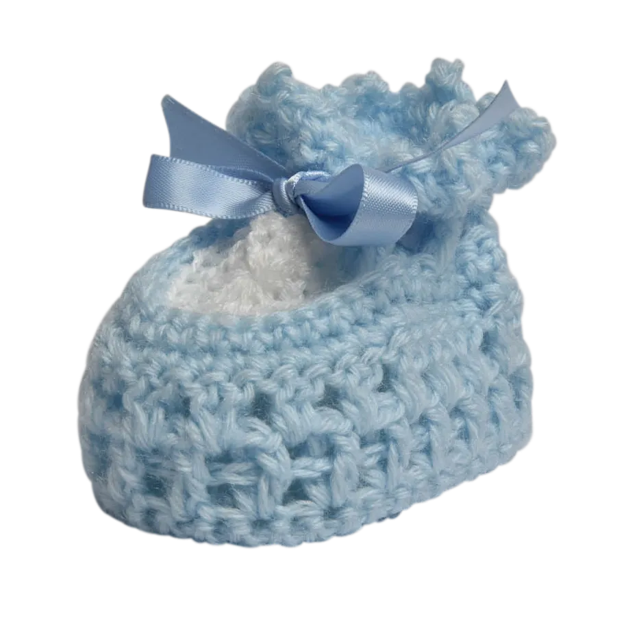 Booties - Crocheted - Baby Acrylic