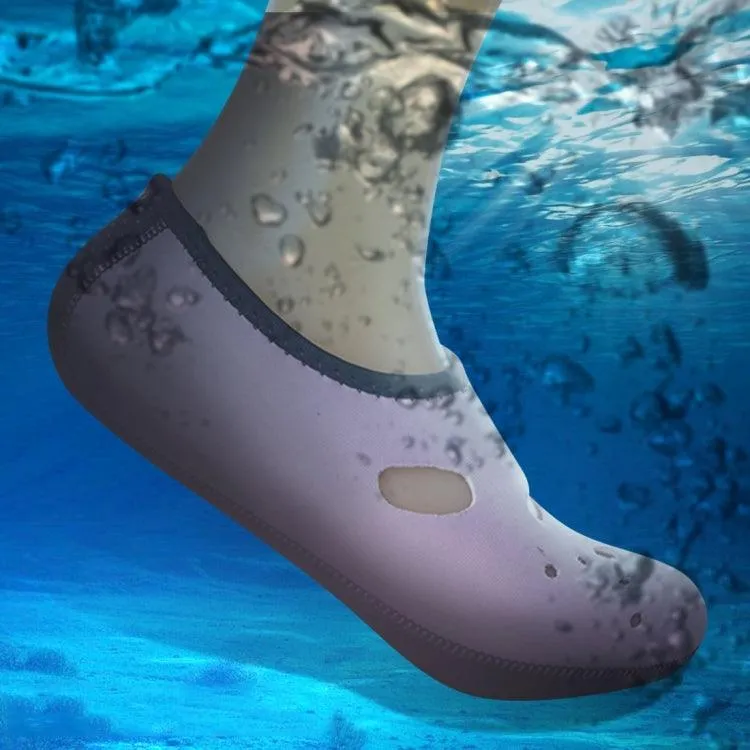Breathable Anti-Slip 3MM Swimming and Diving Socks for Beach Activities - Size M (37-38)