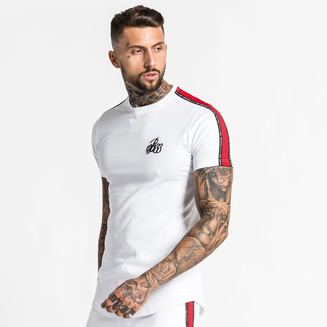 Calder Tee - White/Red