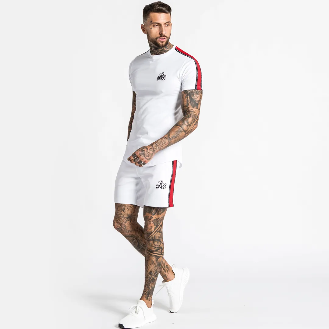 Calder Tee - White/Red