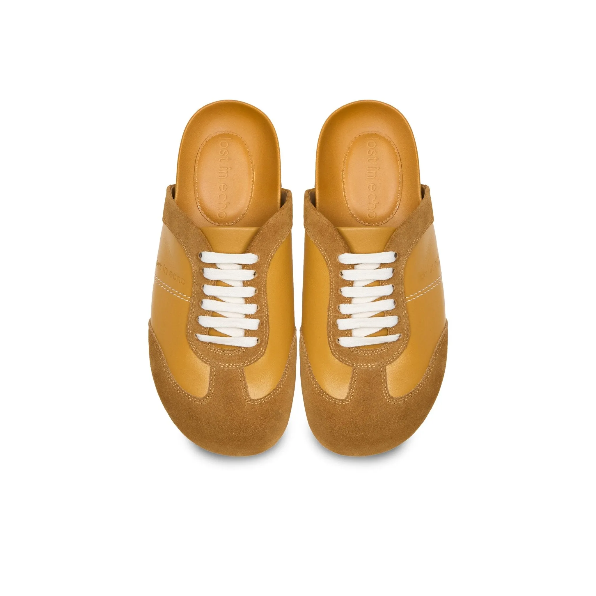 Cross Strap Bun Head Birkenstock Slippers In Yellow