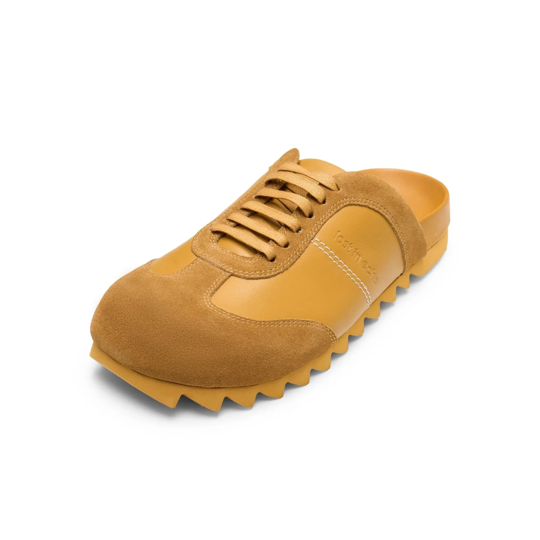 Cross Strap Bun Head Birkenstock Slippers In Yellow