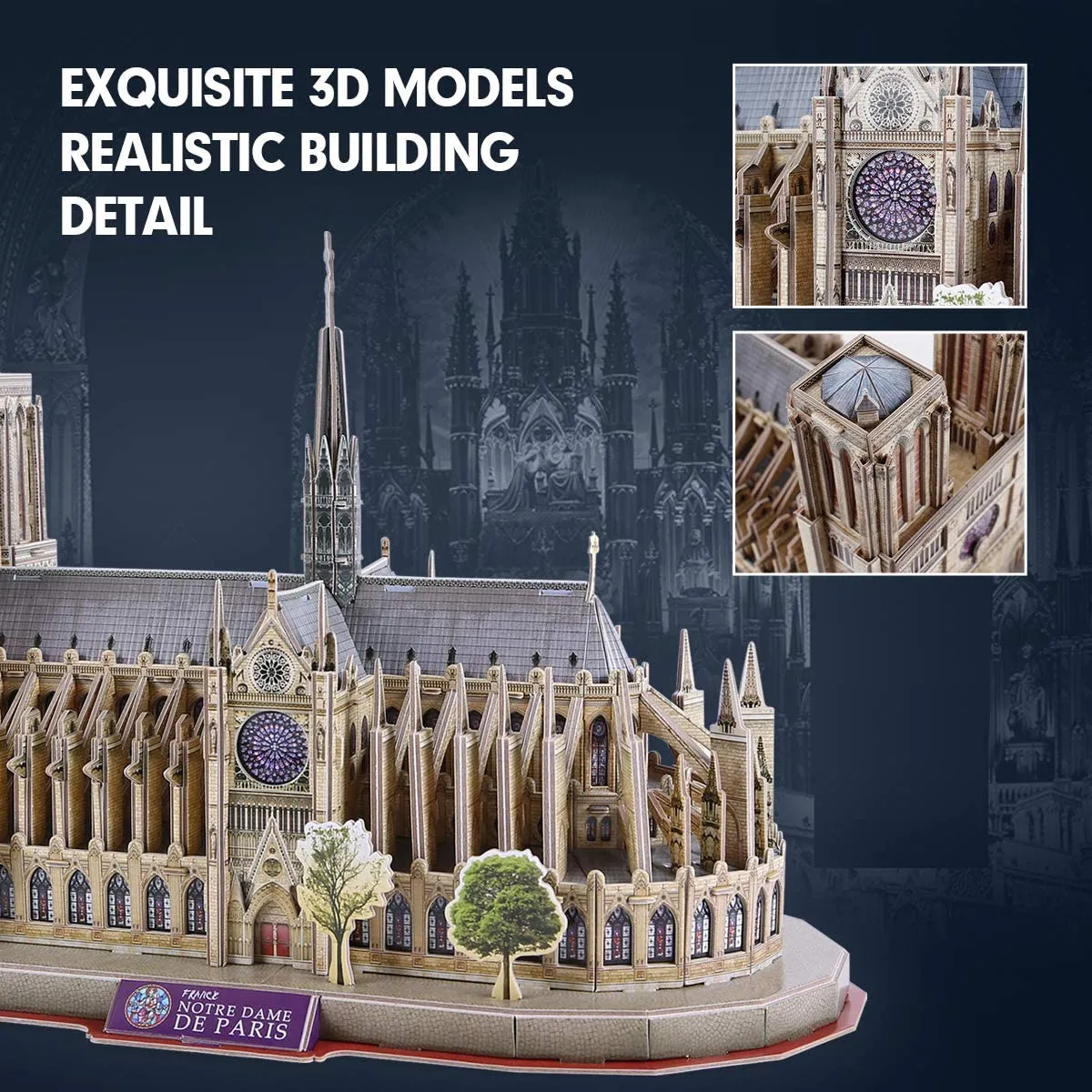 Cubicfun® 3D Puzzles Notre Dame de Paris Model Kits