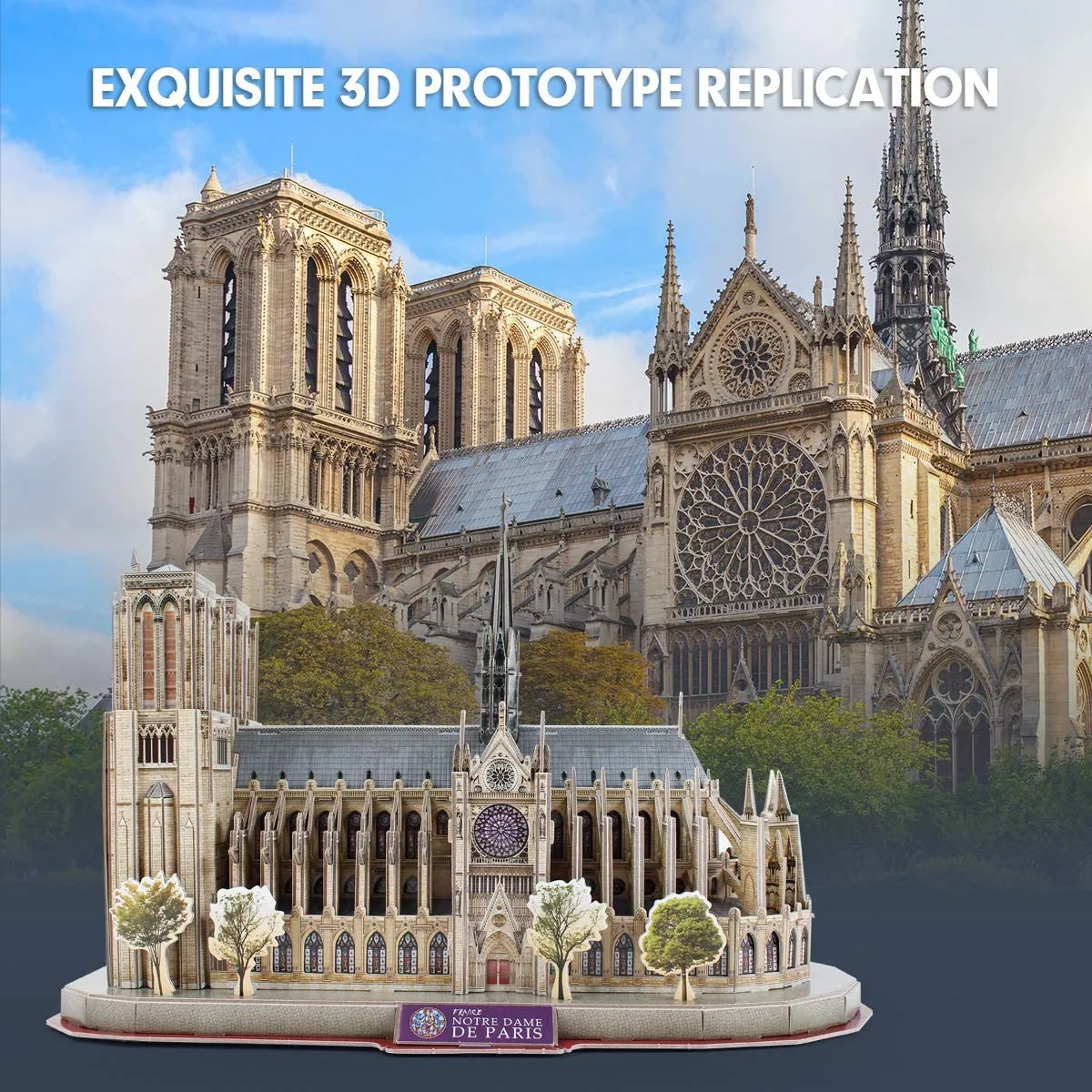 Cubicfun® 3D Puzzles Notre Dame de Paris Model Kits