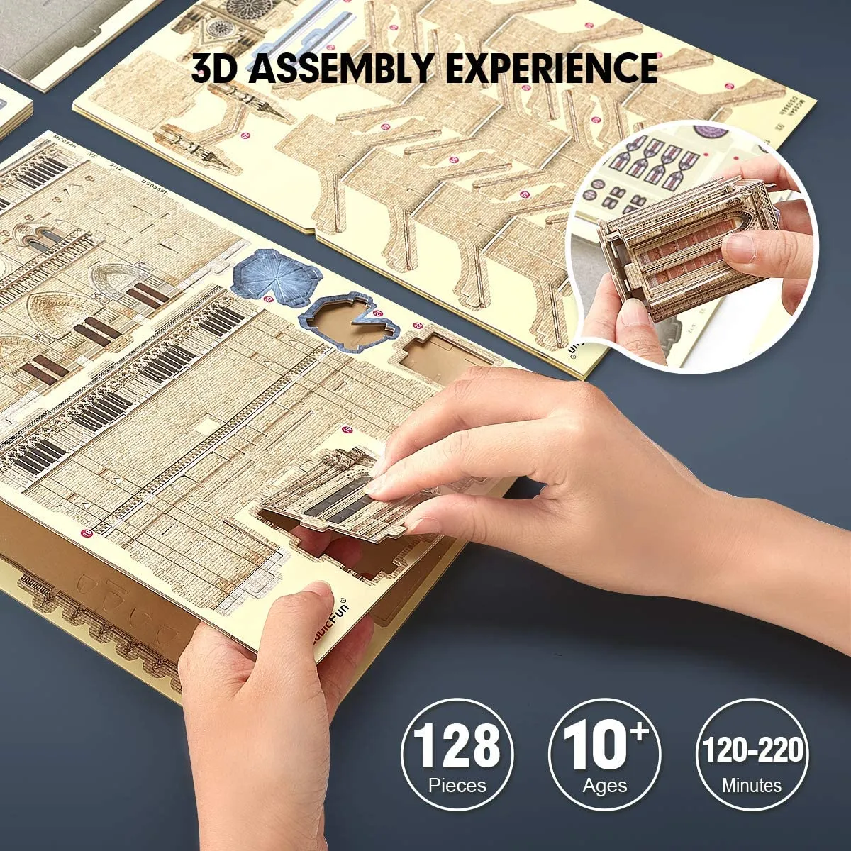 Cubicfun® 3D Puzzles Notre Dame de Paris Model Kits