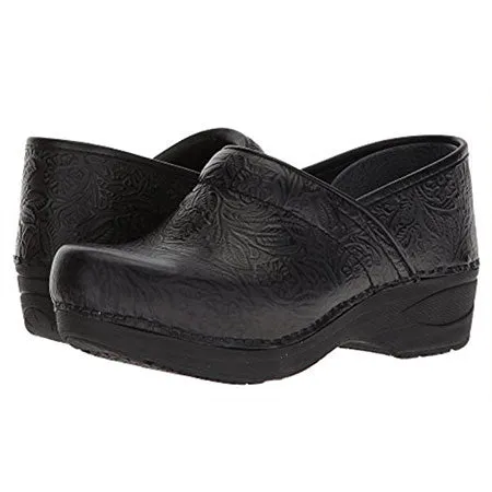 DANSKO XP 2.0 FLORAL TOOLED BLACK - WOMENS