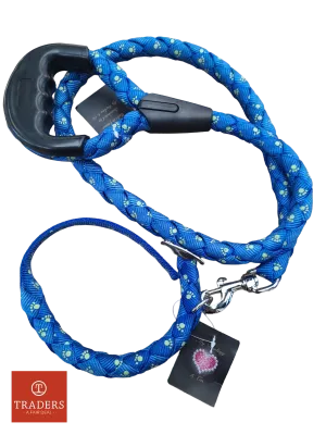 Dog Lead and Adjustable Collar Set
