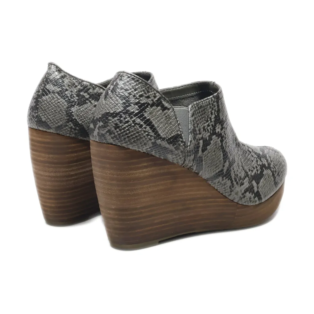 Dr. Scholl'S Wedge Shoes Leather Black Colour For Women