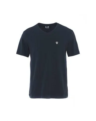 Ea7 Man T-shirt Dark blue XS INT