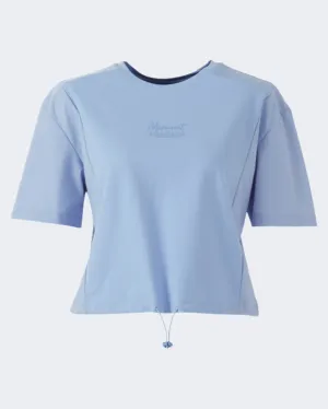 Erke Crew Neck Women Lifestyle T-Shirt Blue Violet 12222291410-621