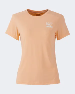 Erke Crew Neck Women Lifestyle T-Shirt Creamy Orange 12222291290-321