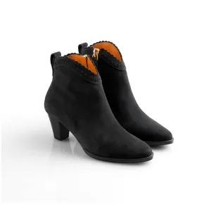 Fairfax & Favor Regina Ladies Suede Ankle Boot - Black
