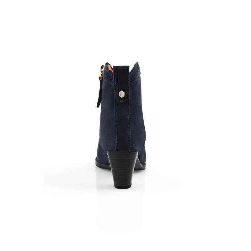 Fairfax & Favor Regina Ladies Suede Ankle Boot - Navy