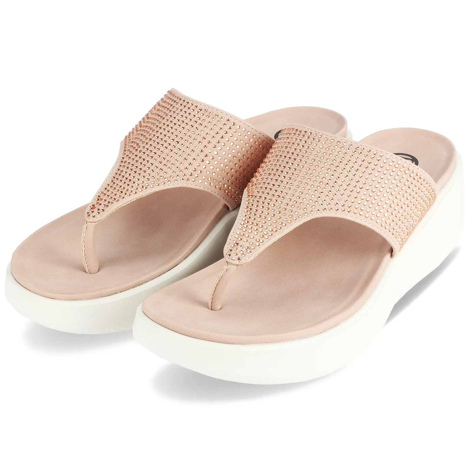 Fay women's stone embellished platform heel sandal