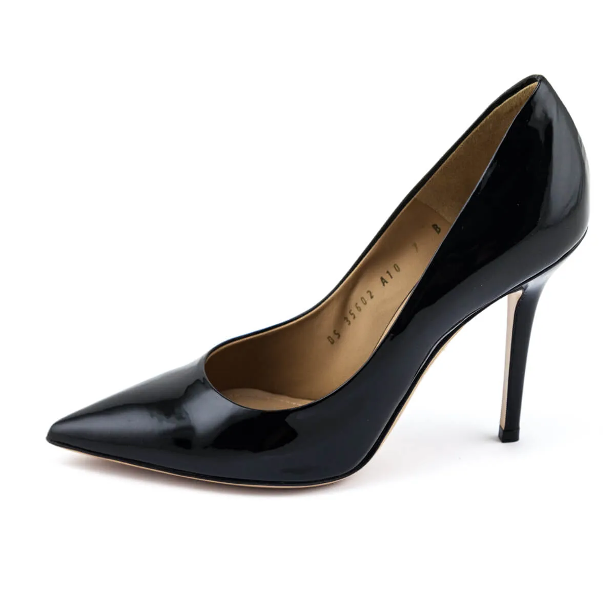 Ferregamo Black Patent Susi 100 Pumps Size US 7 | EU 37