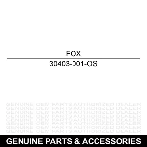 Fox Racing 30403-001-OS Motion X Boot Left Cuff Black - 13-14