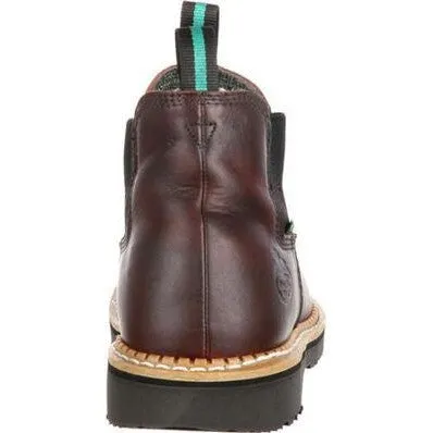 Georgia Men's Giant 5" Steel Toe WP High Romeo Work Boot -Brown- GR530
