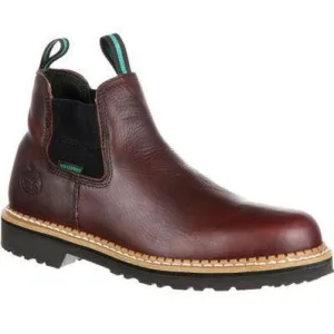 Georgia Men's Giant 5" Steel Toe WP High Romeo Work Boot -Brown- GR530