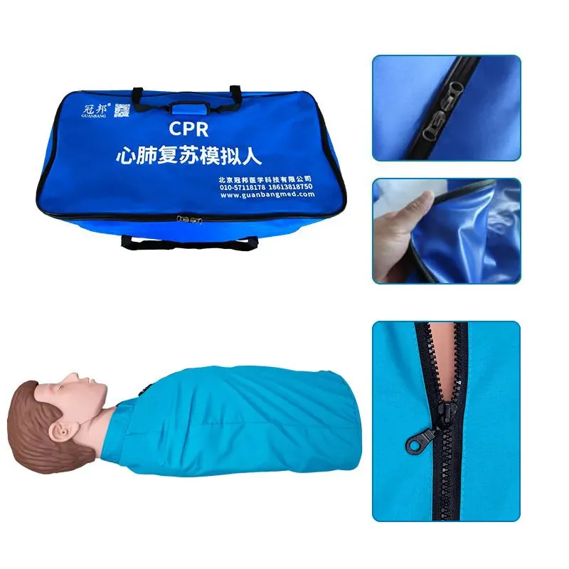 Half Body Adult CPR Training Manikin Nursing Training Mannequin Teaching Model First Aid Training Dummy