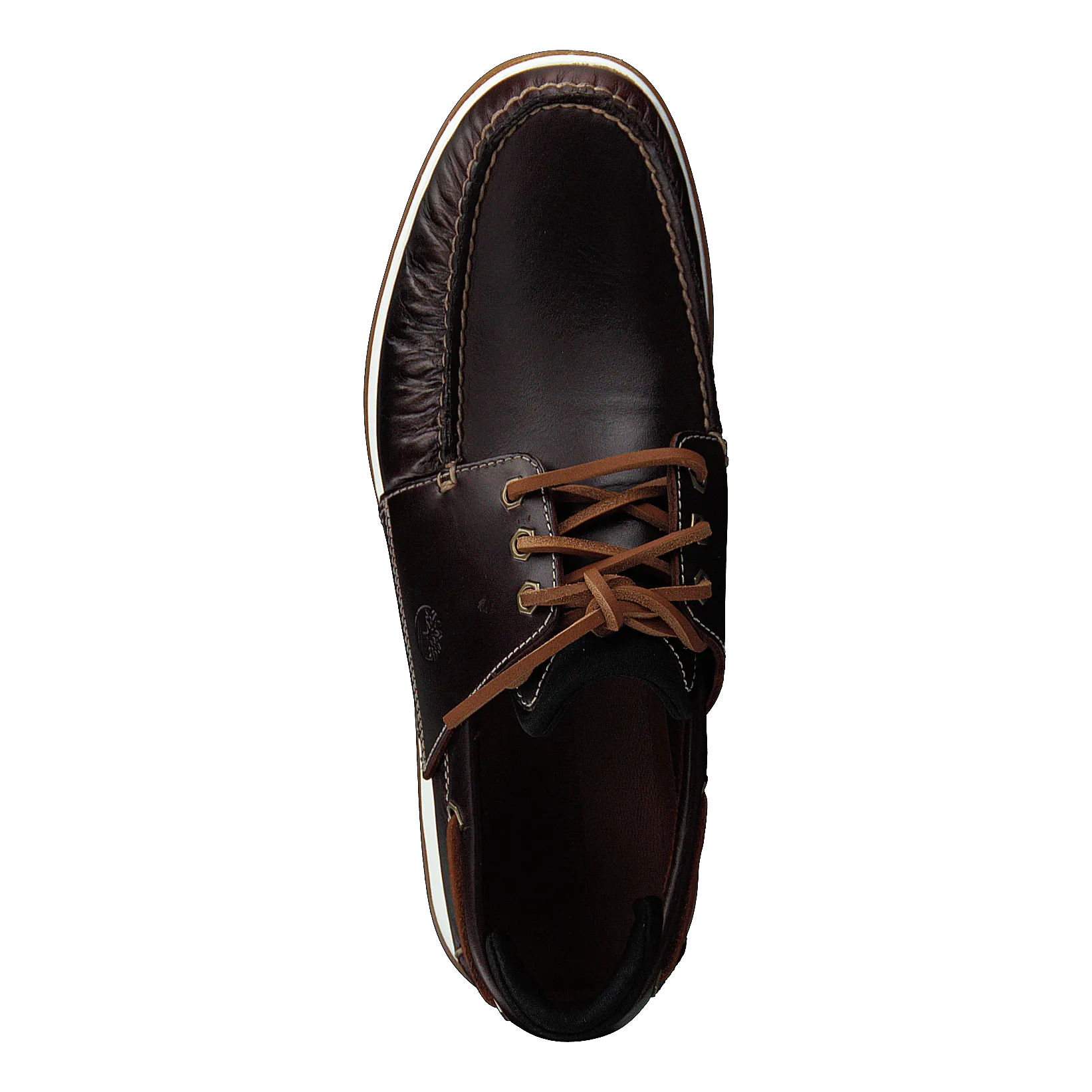 Heger's Bay 3 Eye Boat Medium Brown Full Grain