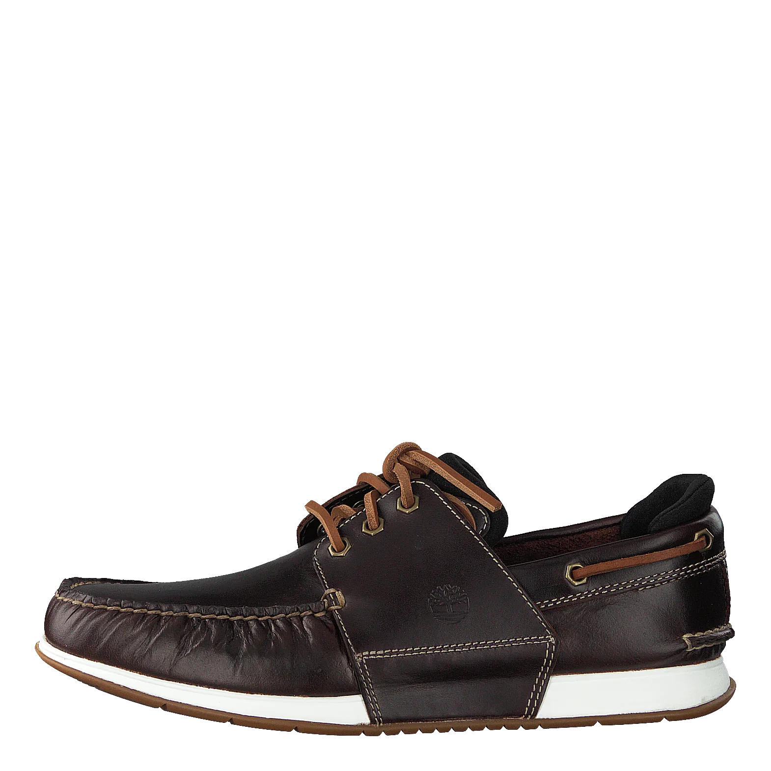 Heger's Bay 3 Eye Boat Medium Brown Full Grain