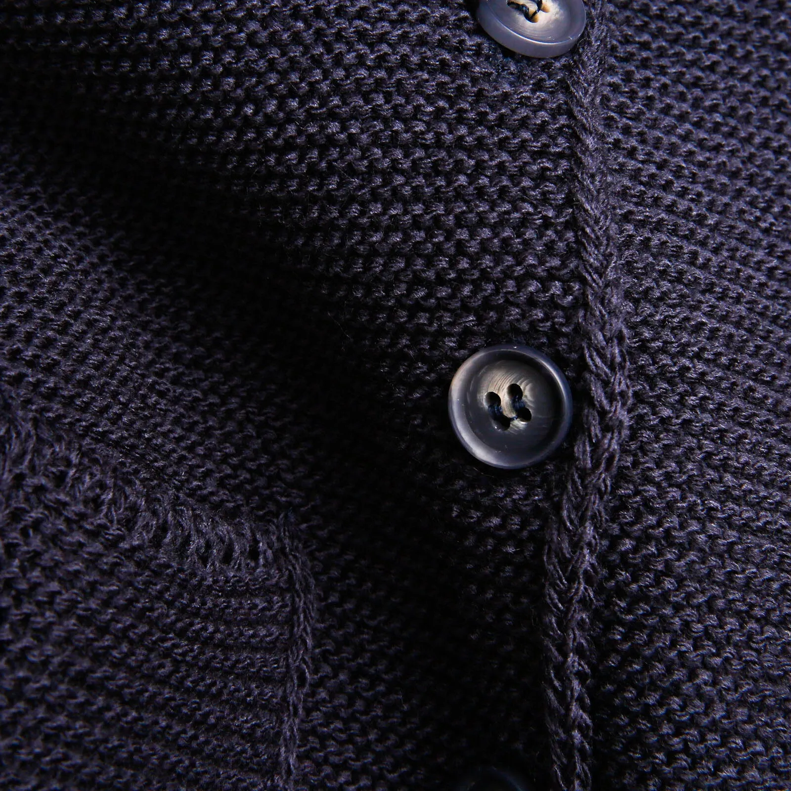 HelloBaby Newborn Knit Cardigan - Bottom - Navy